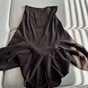 Objex Women's Brown Skirt – Versatile & Stylish Wardrobe Essential